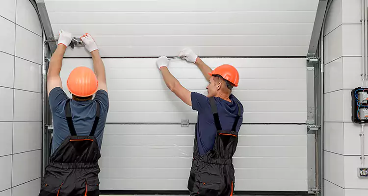 Garage Door Bottom Panel Repair in Merritt Island, FL